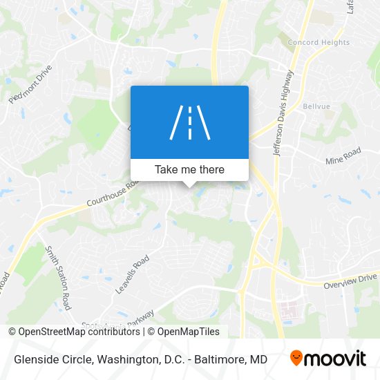 Mapa de Glenside Circle