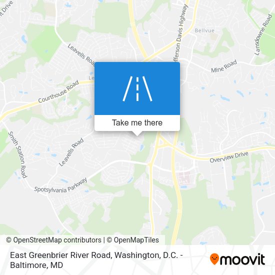Mapa de East Greenbrier River Road