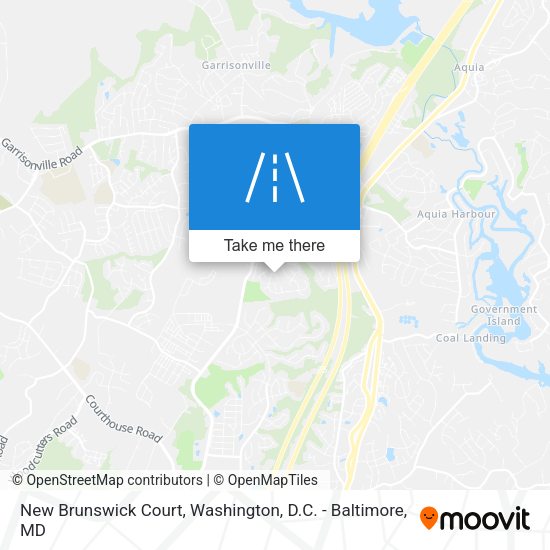 New Brunswick Court map