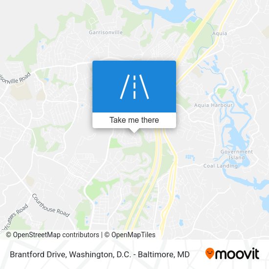 Mapa de Brantford Drive