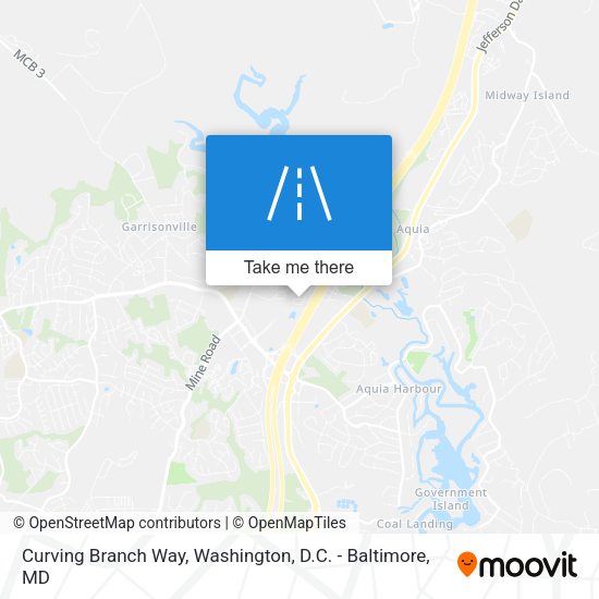 Mapa de Curving Branch Way