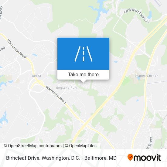 Mapa de Birhcleaf Drive