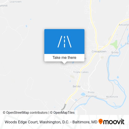 Mapa de Woods Edge Court