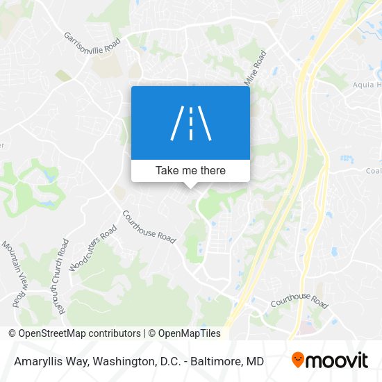 Amaryllis Way map