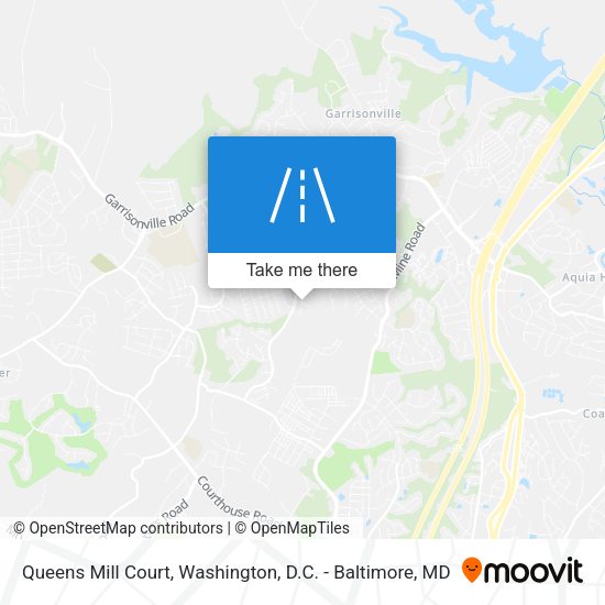 Mapa de Queens Mill Court