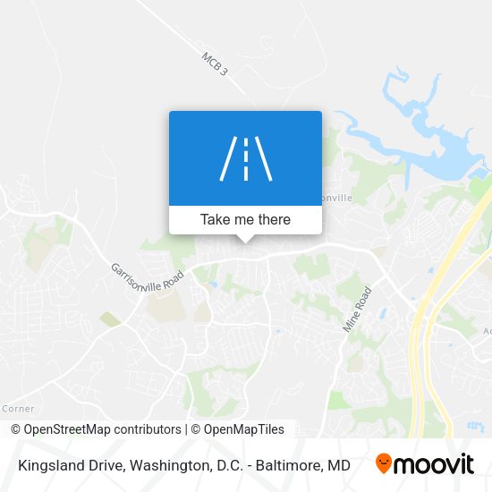 Kingsland Drive map
