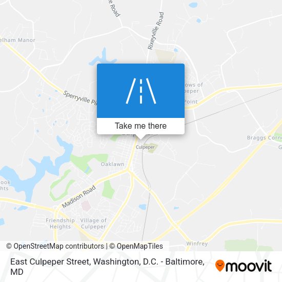 East Culpeper Street map