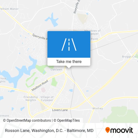 Rosson Lane map
