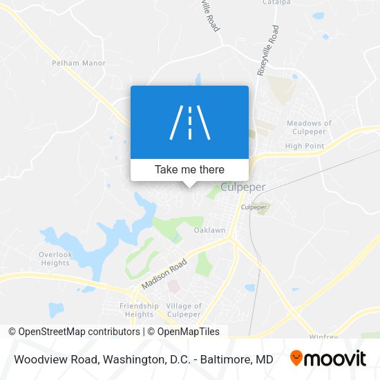 Woodview Road map