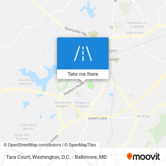 Tara Court map