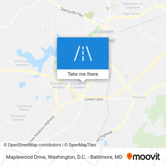 Mapa de Maplewood Drive