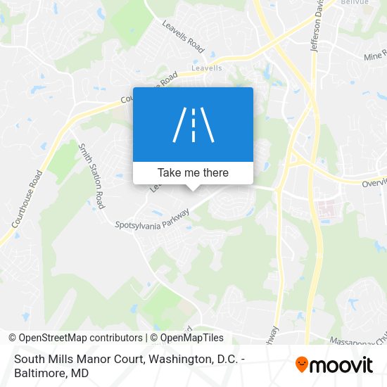South Mills Manor Court map