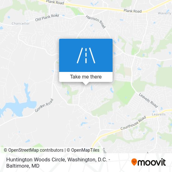 Huntington Woods Circle map
