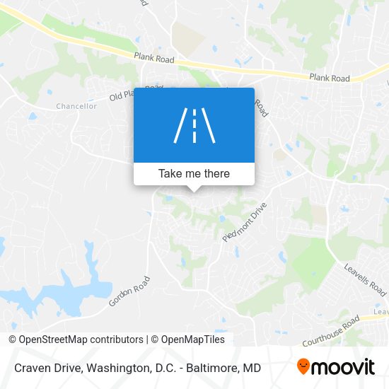 Craven Drive map
