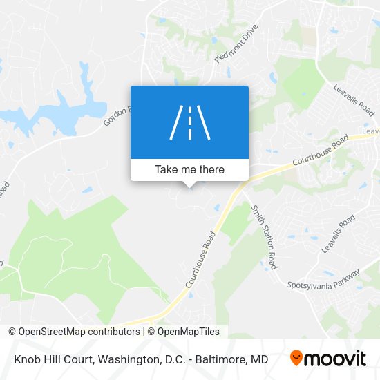 Mapa de Knob Hill Court