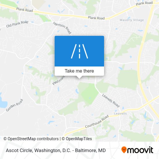 Ascot Circle map