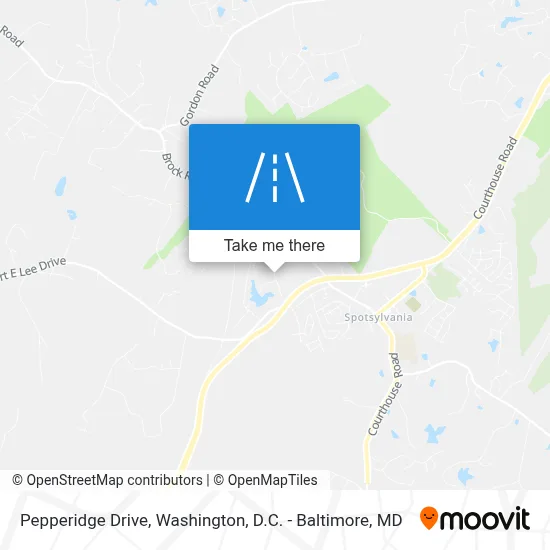 Pepperidge Drive map