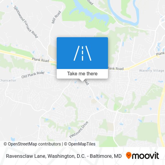 Ravensclaw Lane map
