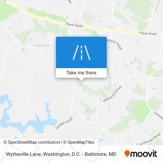Mapa de Wytheville Lane