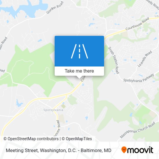 Meeting Street map