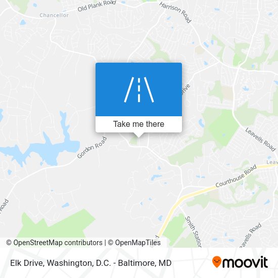 Elk Drive map
