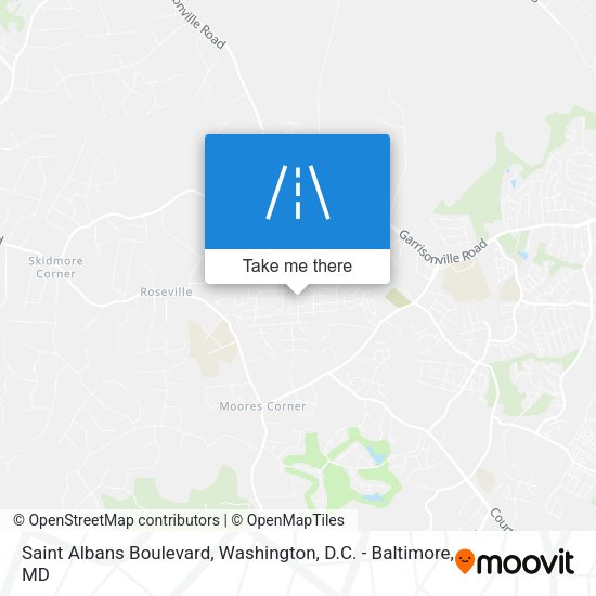 Saint Albans Boulevard map