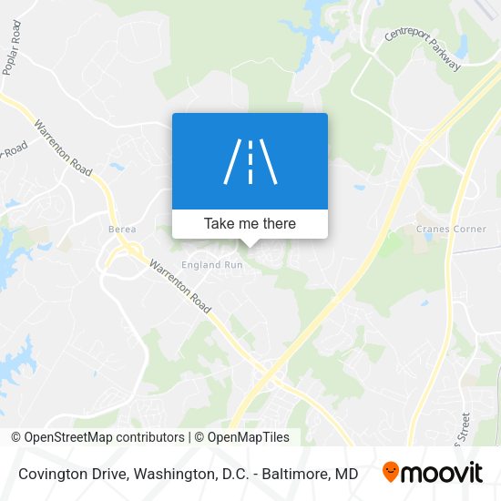 Covington Drive map