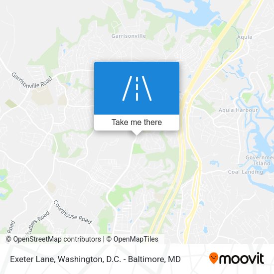 Exeter Lane map