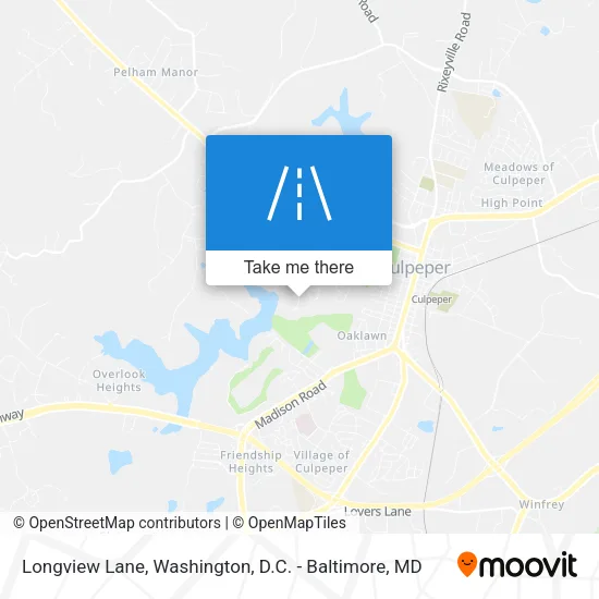 Longview Lane map