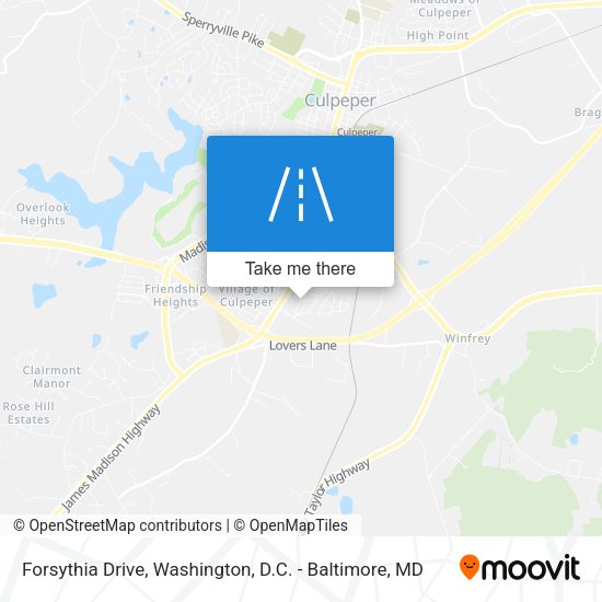Mapa de Forsythia Drive