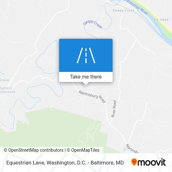 Mapa de Equestrian Lane