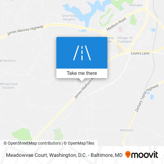 Meadowvae Court map