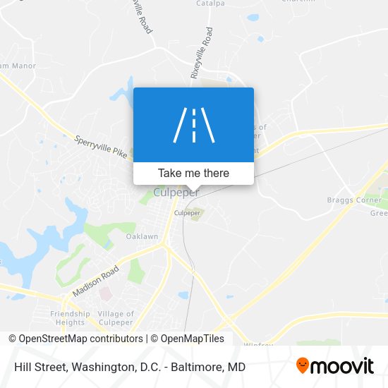 Hill Street map