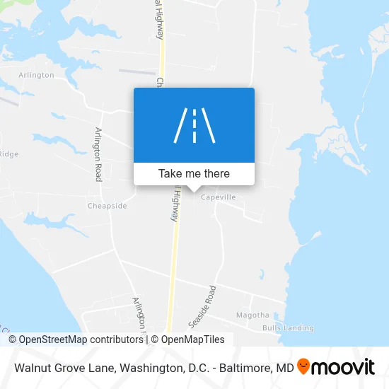 Walnut Grove Lane map