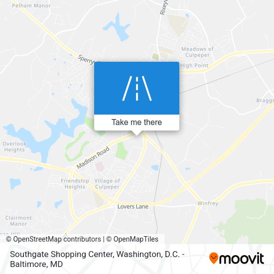 Southgate Shopping Center map