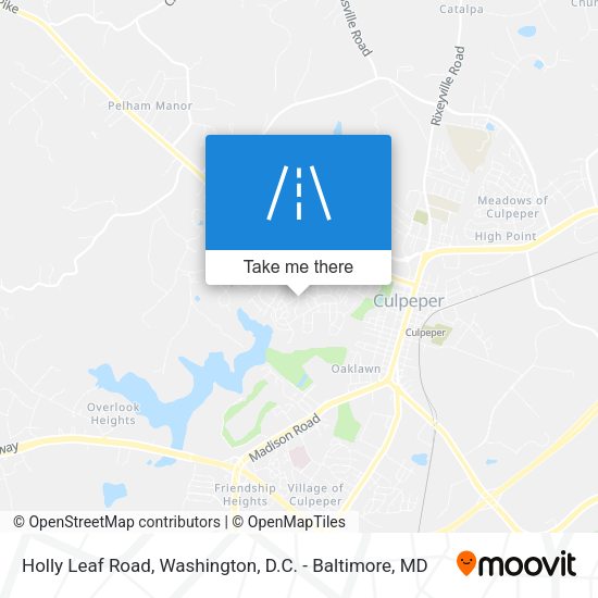 Mapa de Holly Leaf Road