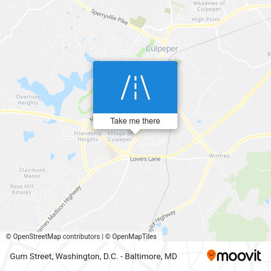 Gum Street map
