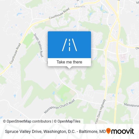 Spruce Valley Drive map