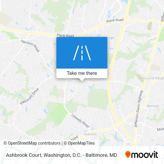 Ashbrook Court map