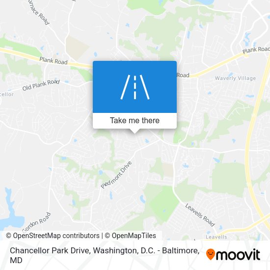 Chancellor Park Drive map