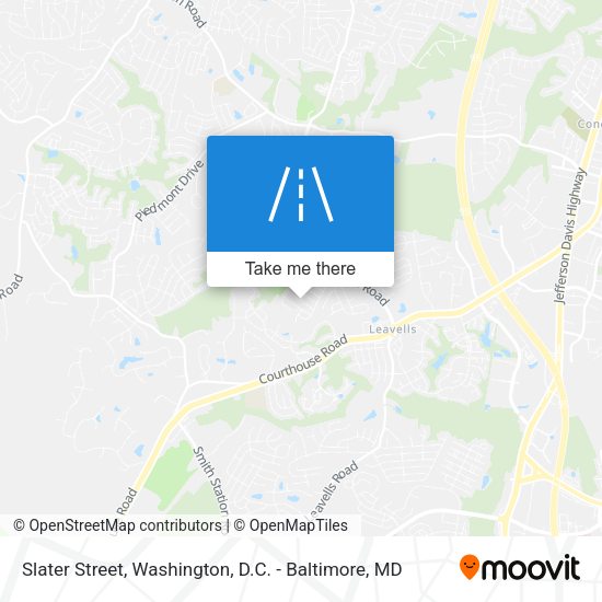 Slater Street map