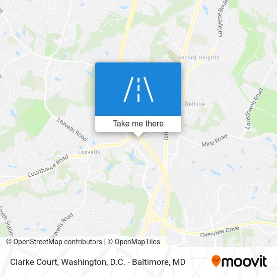 Clarke Court map
