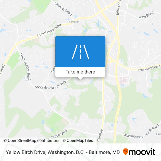Mapa de Yellow Birch Drive