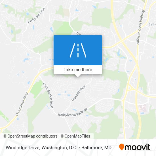 Windridge Drive map