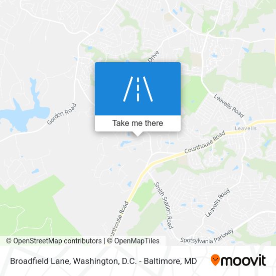 Broadfield Lane map