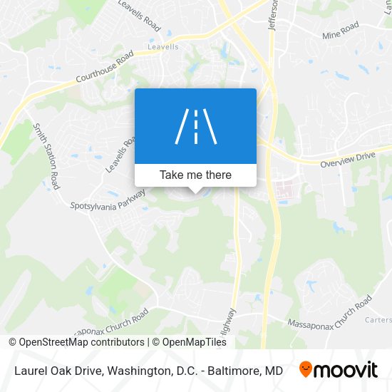 Mapa de Laurel Oak Drive