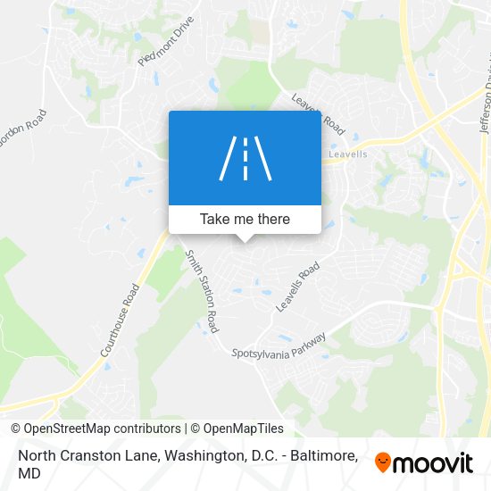 Mapa de North Cranston Lane