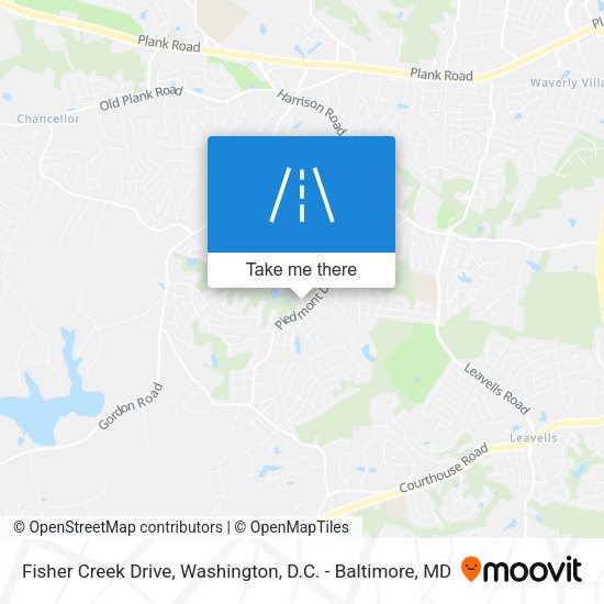 Fisher Creek Drive map