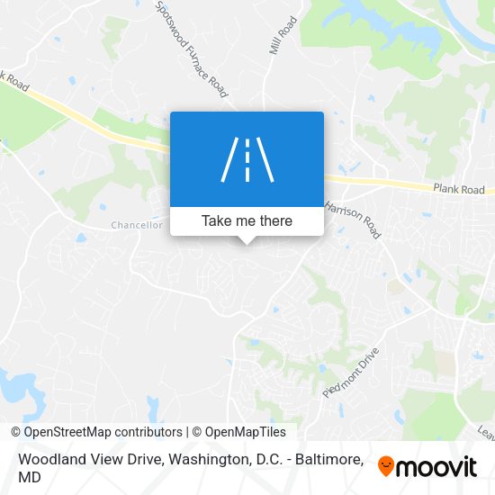 Woodland View Drive map
