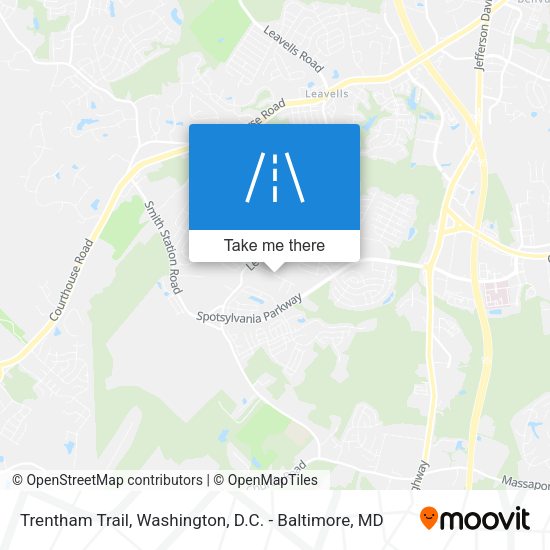 Trentham Trail map